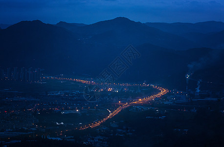 昆明新城城市夜景图片