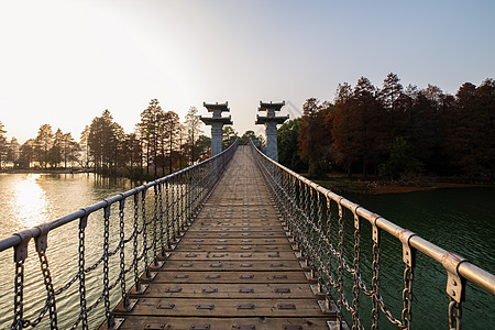 武汉东湖落雁岛景区风光图片