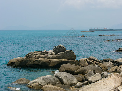 三亚游轮海南三亚美丽海景背景