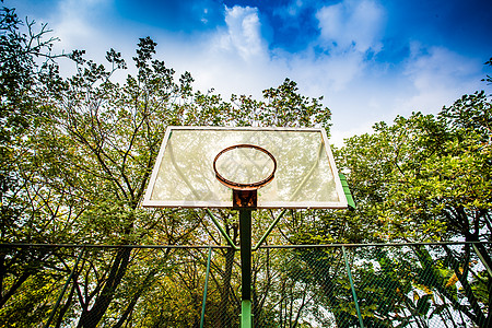 篮球架背景图片