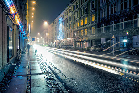 冬天城市哥本哈根街道背景