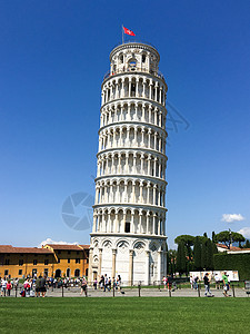 世界建筑奇观意大利比萨斜塔高清图片