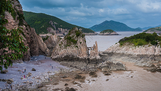 象山花岙岛海上石林图片