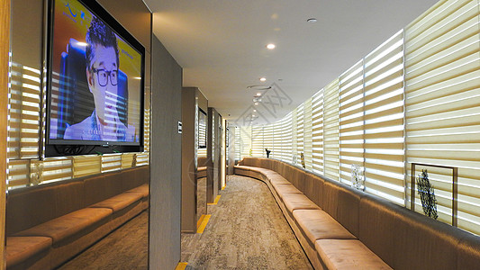 VIP候车室现代建筑室内走廊走道办公区酒店背景