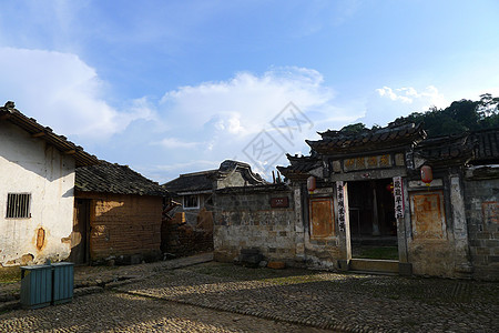 培田古镇背景图片