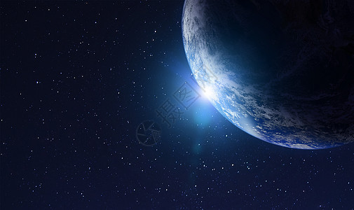 外太空地球背景背景图片
