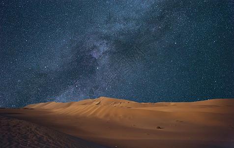 沙漠星空背景图片