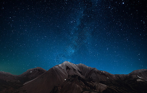 山峰星空背景背景图片