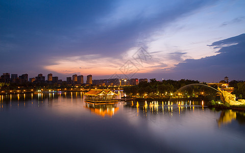 西安曲江池背景图片