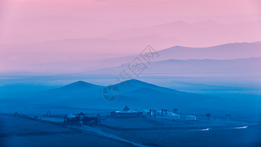 内蒙古坝上背景图片