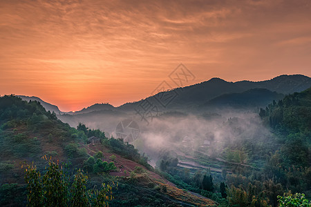 重庆天子山的早晨光高清图片素材