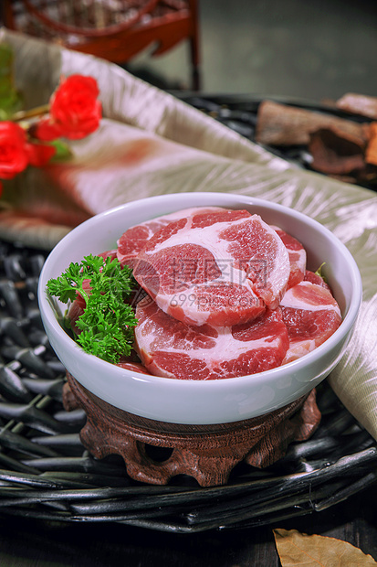 火锅食材老肉图片