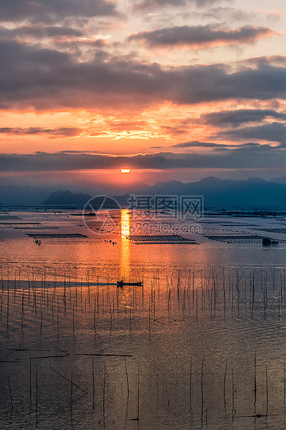 福建霞浦日落美景图片