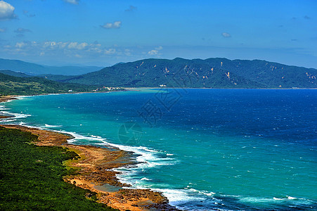 台湾垦丁海湾背景图片
