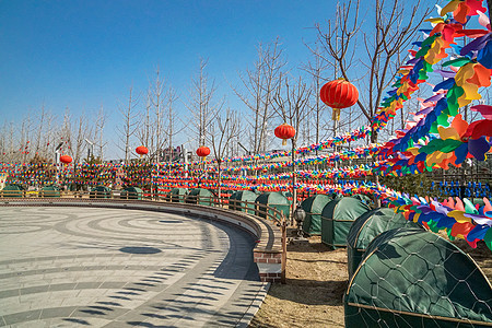 北京年味儿的植物乐园背景图片
