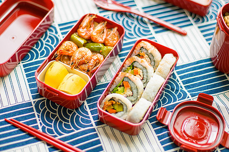 寿司餐盒图片