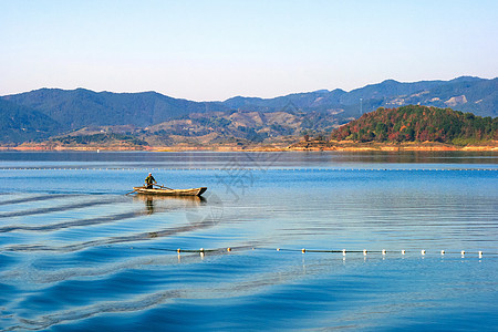 安徽花亭湖风景区背景图片