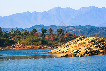 安徽花亭湖风景区背景图片