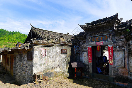 福建培田古村背景图片