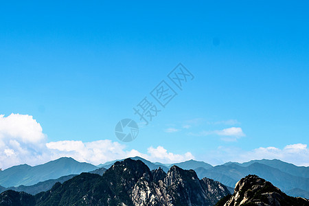 黄山全景背景图片