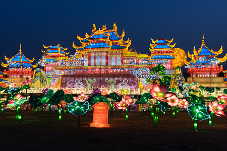 中国年元宵节灯会花灯展盛世乐章图片