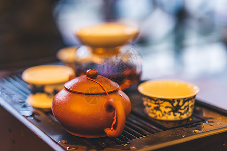 传统茶具茶饮料图片