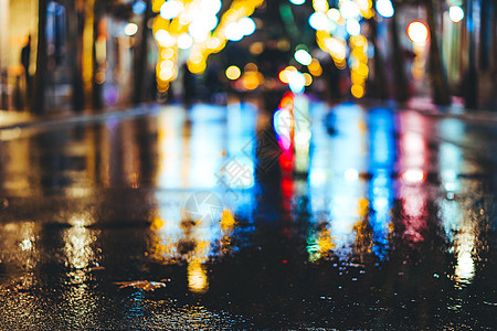 马路夜景城市道路夜景背景