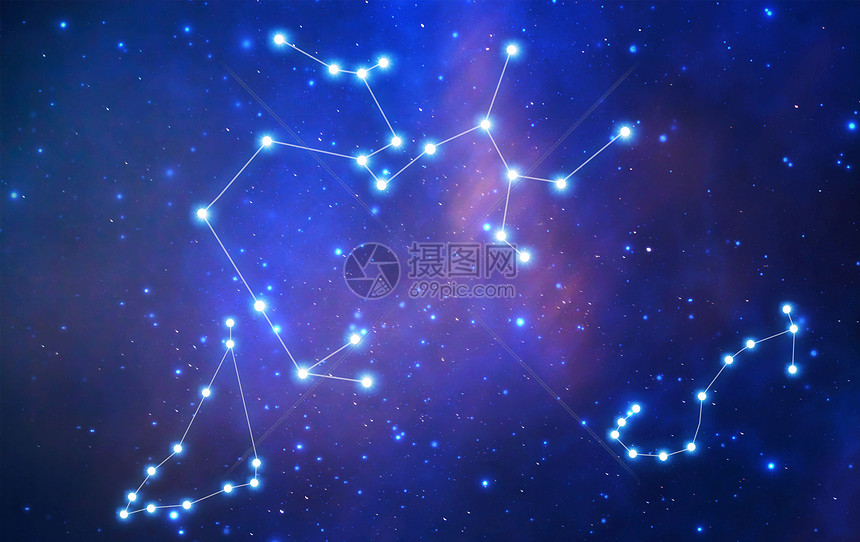 星座背景图图片