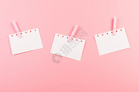 粉色便签留言板创意背景图片