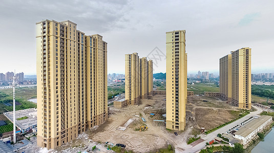 建设中的高层住宅楼图片