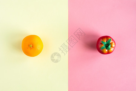 多彩水果背景素材图片
