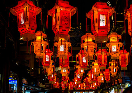 上海城隍庙元宵灯会背景