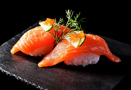 三文鱼日本料理生鱼片高清图片