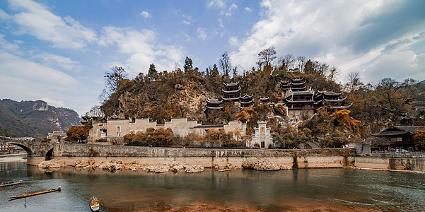 古城风景区镇远背景