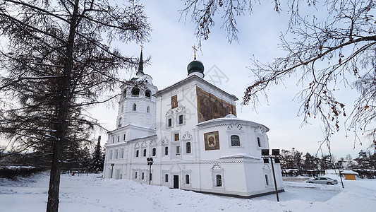斯帕斯卡娅教堂背景