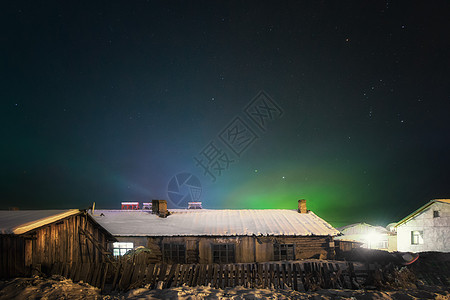 北极村的夜空图片