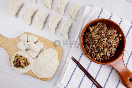 中国传统美食饺子图片