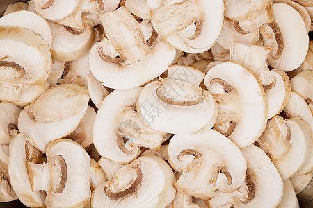 营养丰富的蘑菇背景图片