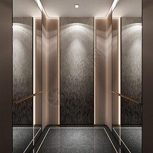 现代电梯井效果图图片