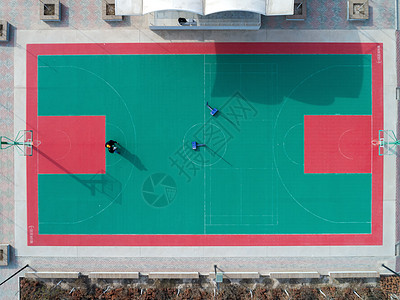 校园篮球场运动场背景图片