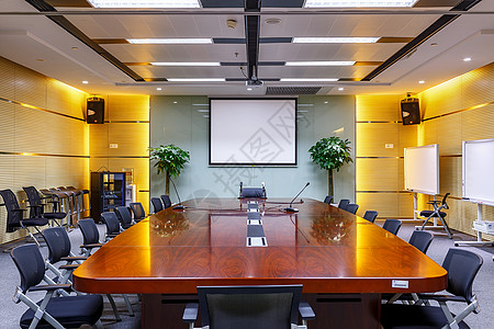 会议室投影酒店宽敞明亮的会议室背景