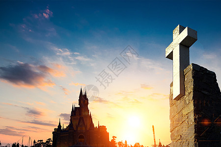 复活节圣经十字架高清图片