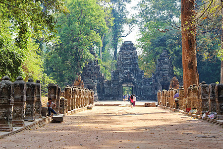 柬埔寨吴哥窟通王城图片