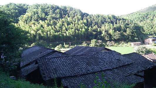 小山村背景图片