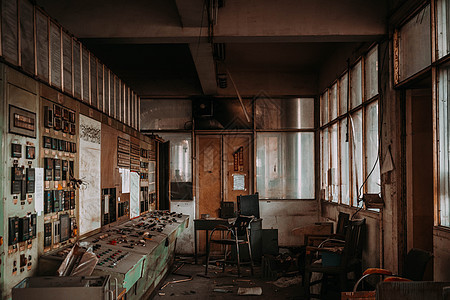 旧工厂废墟图片