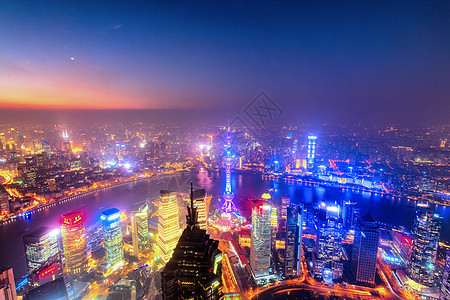 上海城市风光背景图片