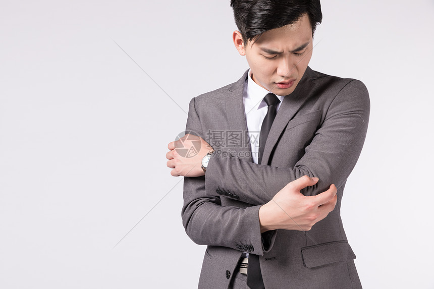 商务人士胳膊疼高清图片下载 正版图片 摄图网 商务人士胳膊疼高清图片下载 正版图片 摄图网