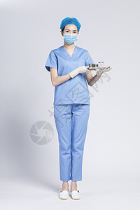 拿着手术工具的医生模特高清图片素材