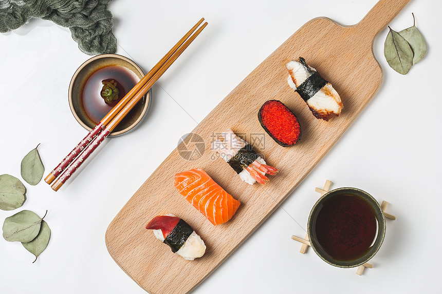 极简日料寿司刺身图高清图片下载-正版图片500841144-摄图网