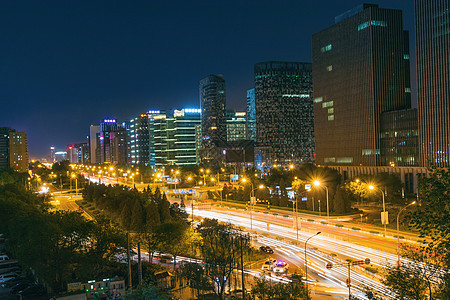 北京二环路夜景图片